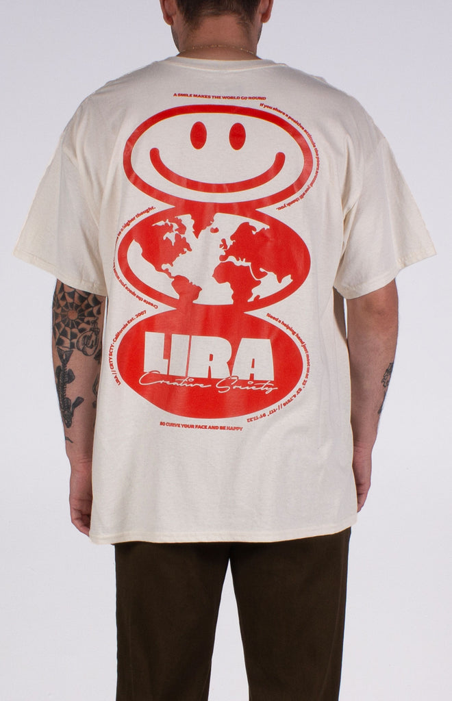 Smile World SS Tee | Natural