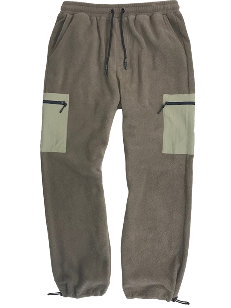 Slauson Relaxed Fit Polar Fleece Pant | Dark Khaki