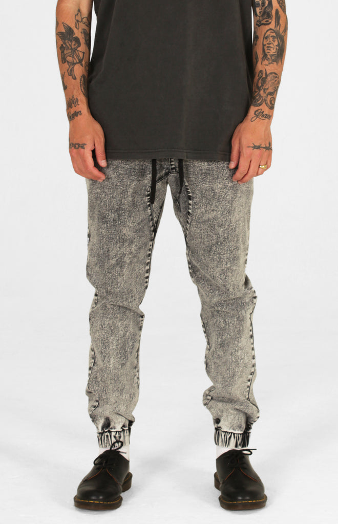 Vintage Denim Jogger 2.0 | Black Acid