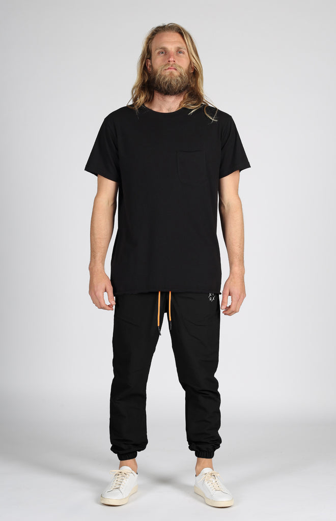 Full Court Nylon Jogger | Black