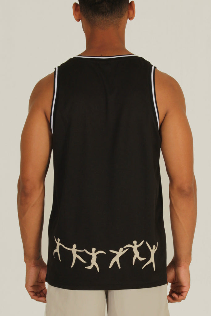 Whalley Mesh Jersey Tank | Black