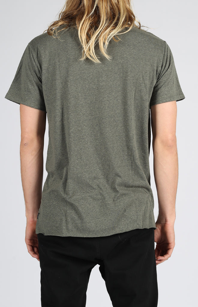 Pocket Tee Tri-Blend | Heather Olive