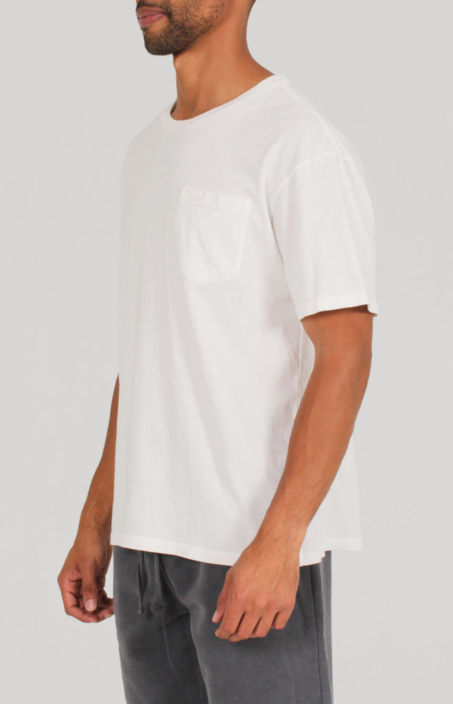 Unisex Pigment Dye Tee | White